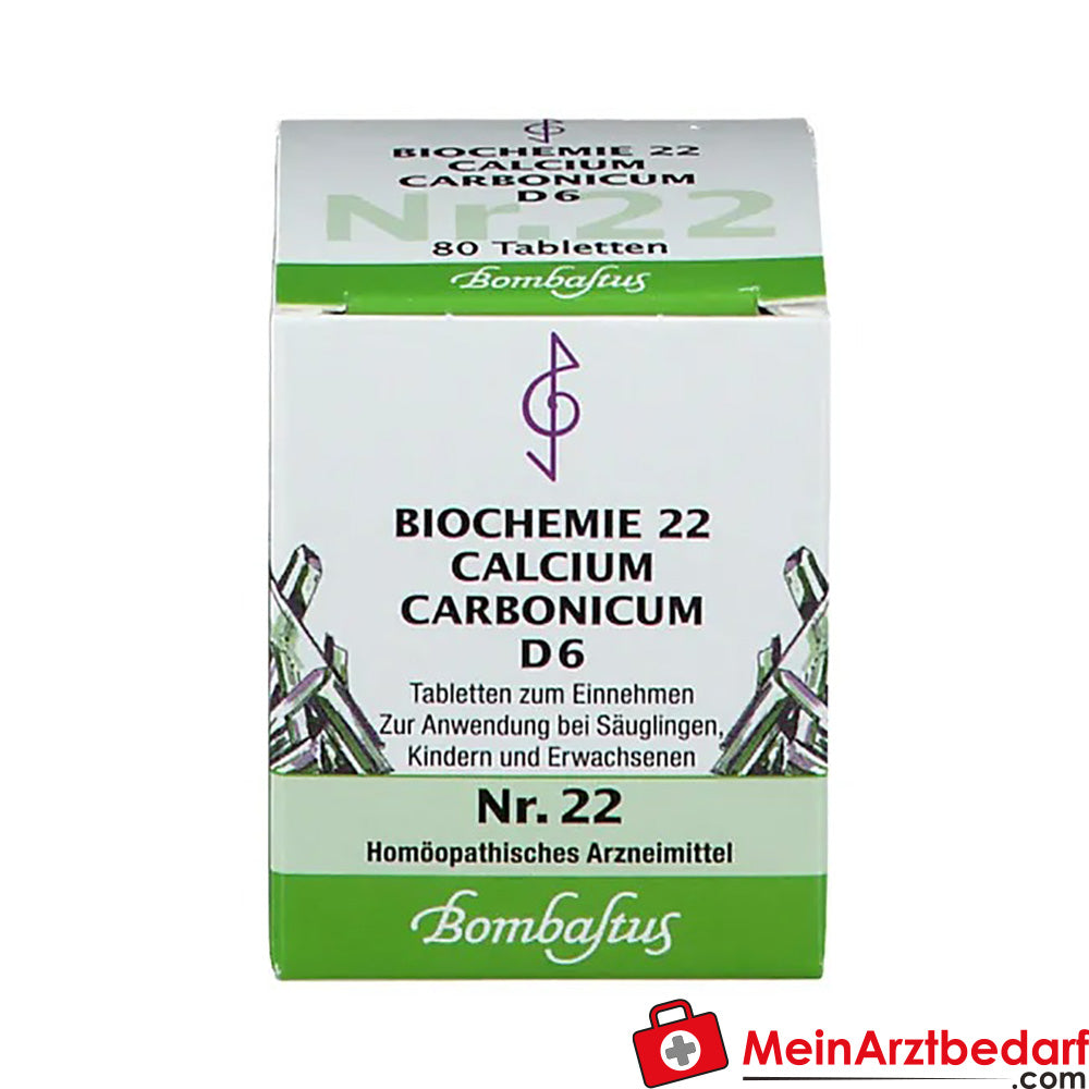 Bombastus Biochemie 22 Calcium carbonicum D 6 Tabletten.