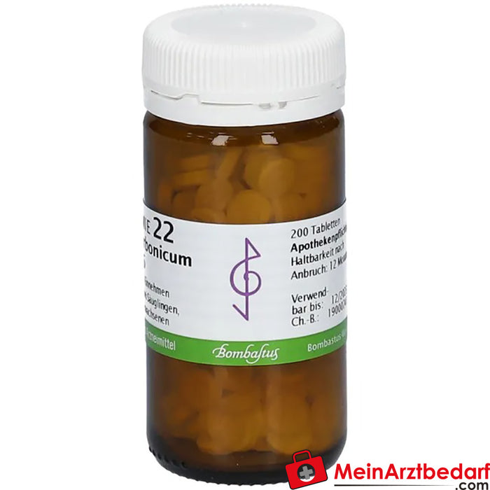 Bombastus Biochemistry 22 Calcium carbonicum D 6 Comprimidos