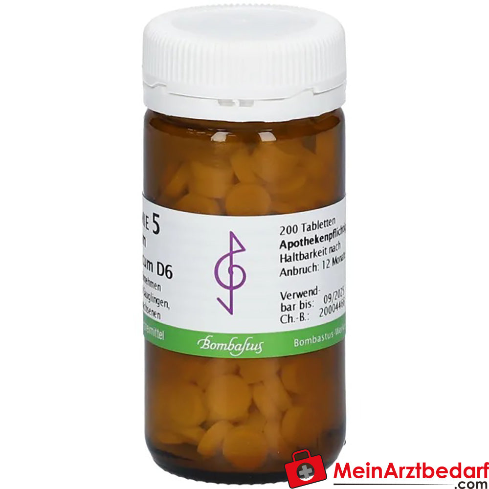 Bombastus Biochemie 5 Kalium phosphoricum D 6 Tabletten.