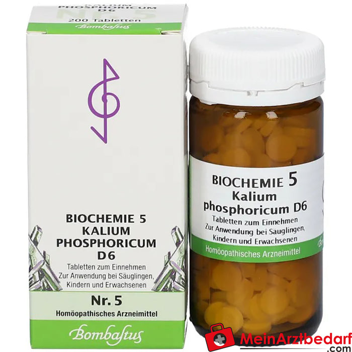 Bombastus Biochemistry 5 Potassium phosphoricum D 6 Tablets