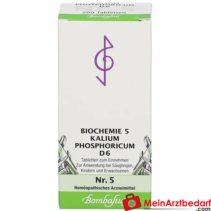 Bombastus Biochemistry 5 Potassium phosphoricum D 6 Comprimidos