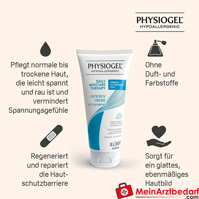 PHYSIOGEL Crema intensiva per la terapia dell'idratazione quotidiana, 100ml