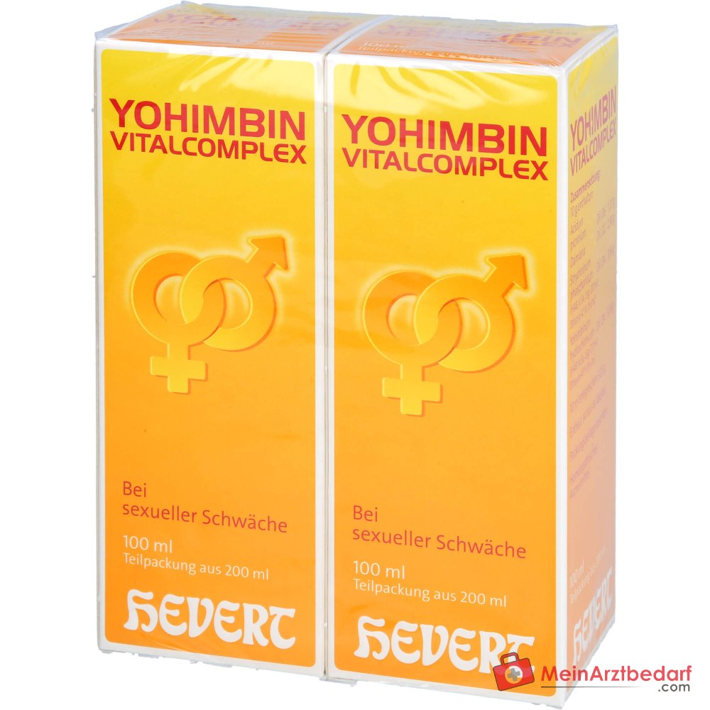 Hevert Yohimbin Vitalcomplex Acidum picrinicum / Damiana / Strychninum phosphoricum / Yohimbinum hydrochloricum Tropfen, 200 ml