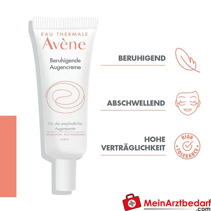 Avène Soothing Eye Cream New 10ml reduz o inchaço das pálpebras irritadas causado pela dermatite de contacto