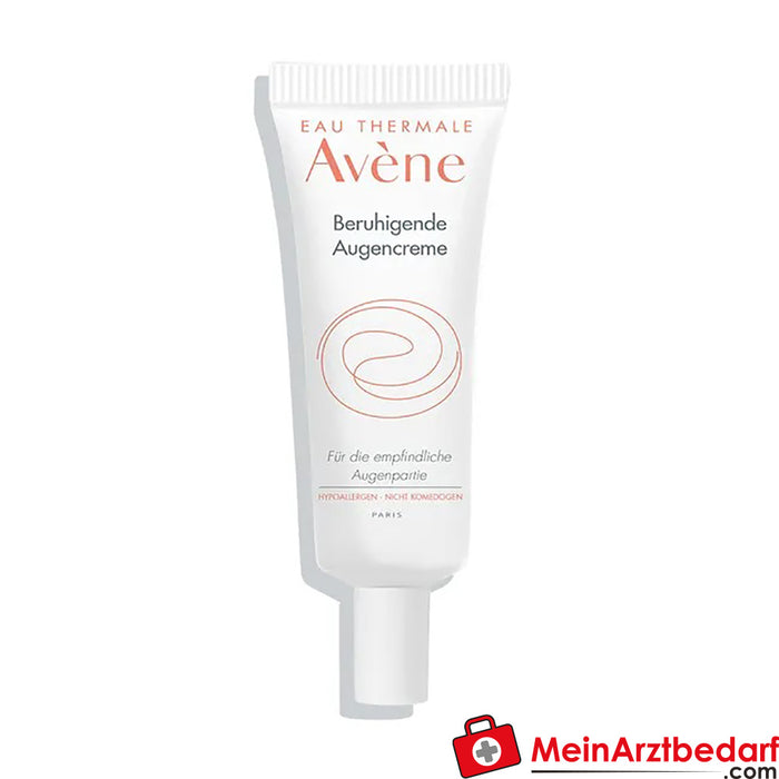 Avène Soothing Eye Cream New 10ml reduces puffiness in irritated eyelids caused by contact dermatitis