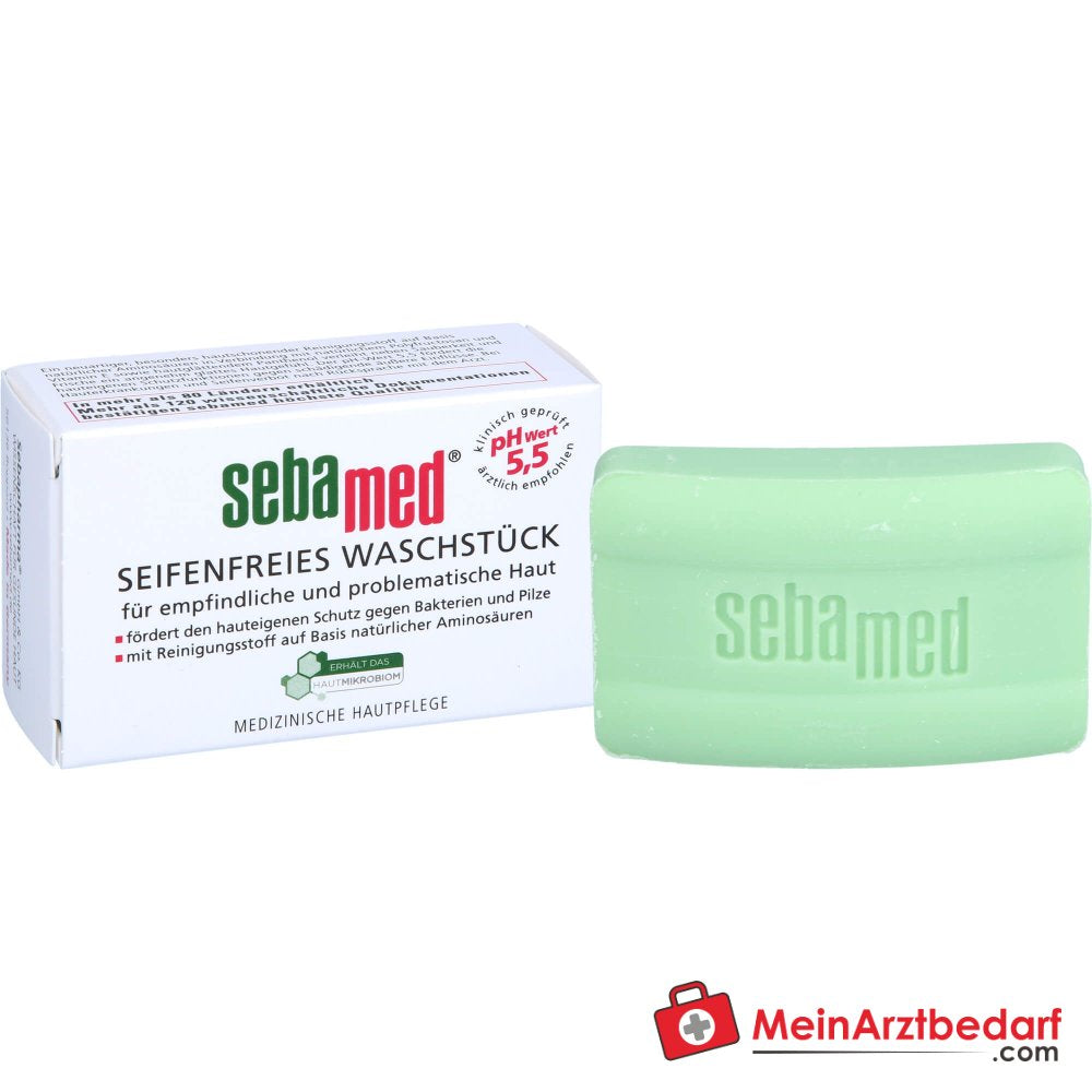 sebamed Seifenfreies Waschstück, 50 g.
