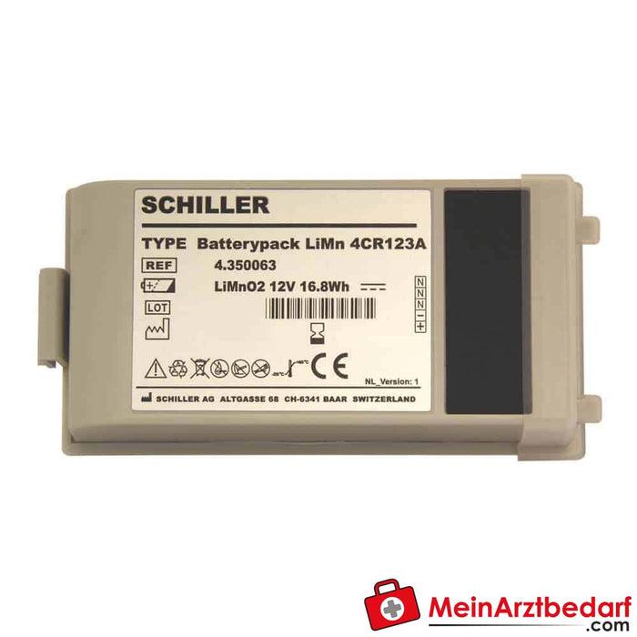 Schiller battery Lithium LiMnO2 to FRED easyport plus