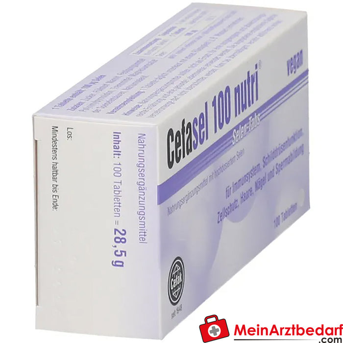 Cefasel 100 nutri® Selénio Tabs, 100 unid.