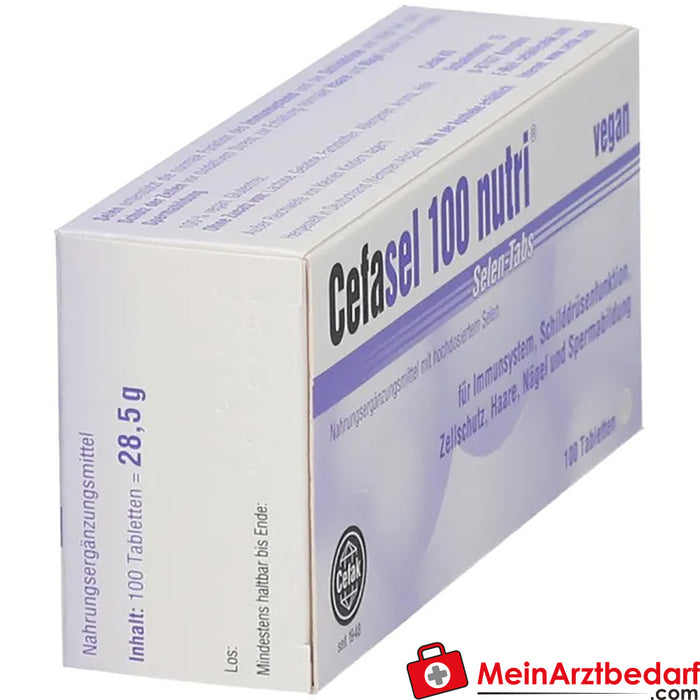 Cefasel 100 nutri® Selenio Tabletas, 100 uds.
