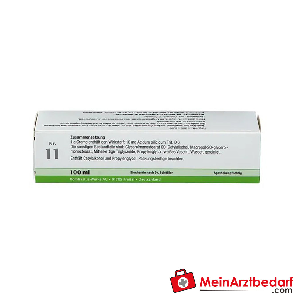 Bombastus Biochemie 11 Silicea D6 Creme.