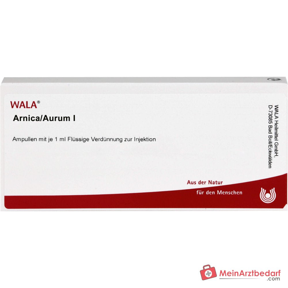 WALA Arnica/Aurum I Ampollas, 10 x 1 ml