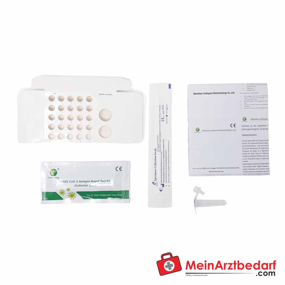 Green Spring SARS-CoV-2 Antigen-Schnelltest, 25 Stück