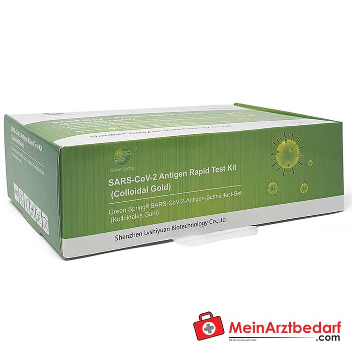 Green Spring® 4 in 1 COVID-19 Antigen Sneltest, 25 stuks.