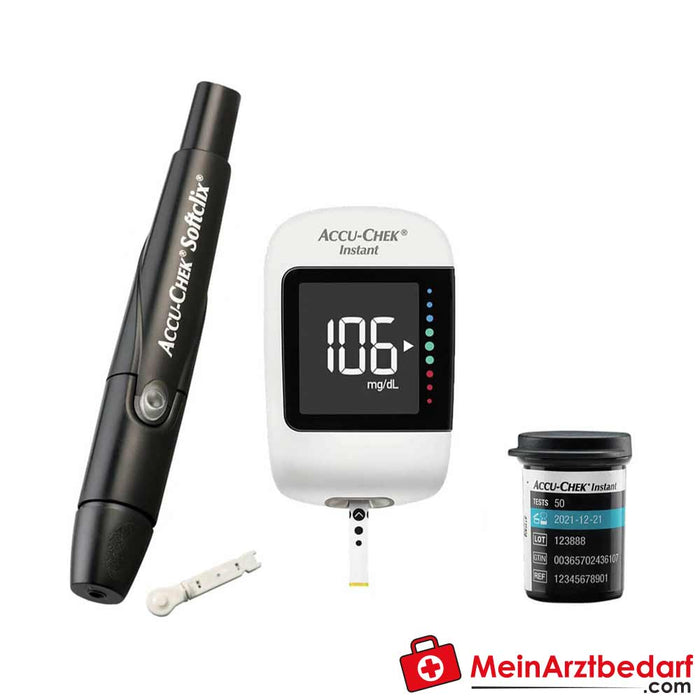 Conjunto de medidores de glicemia Accu-Chek Instant