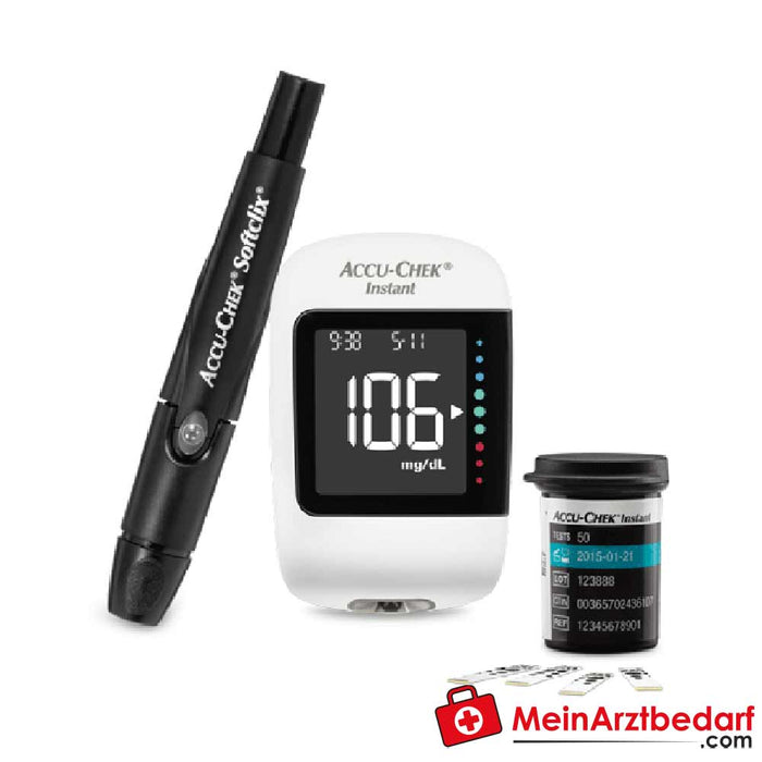 Conjunto de medidores de glicemia Accu-Chek Instant