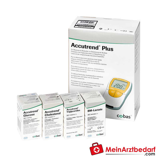 Roche Accutrend Plus Teststreifen.