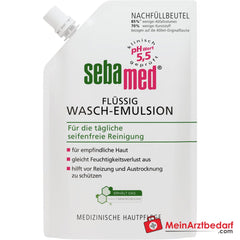 sebamed Flüssig Wasch-Emulsion Nachfüllbeutel, 400 ml.