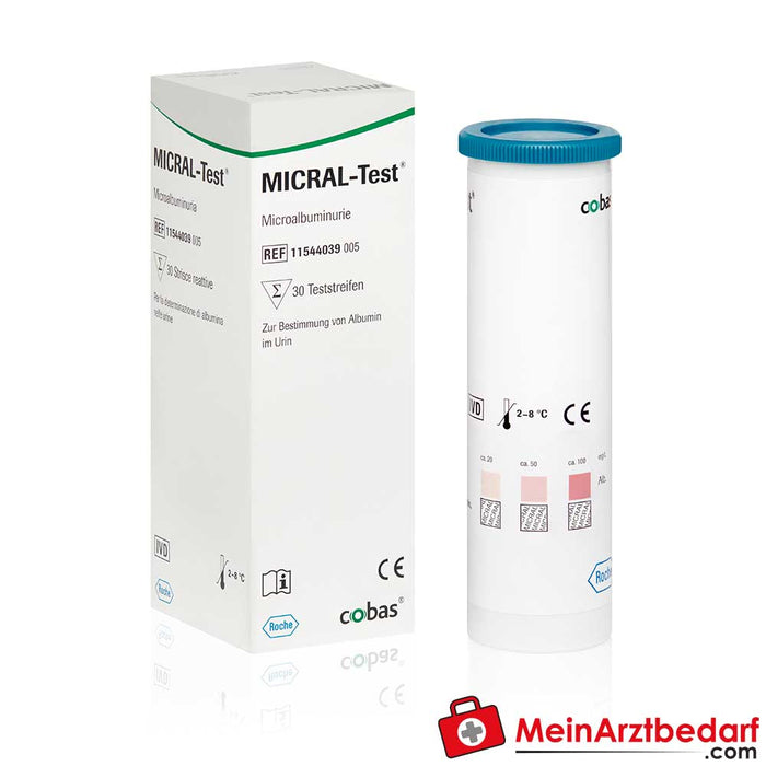 Roche Micral Test (Mikroalbüminüri) 30 test stripi