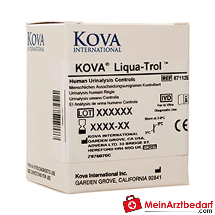 KOVA Liqua-Trol I + II (6x15 ml) - idrar analizlerini kontrol etmek için