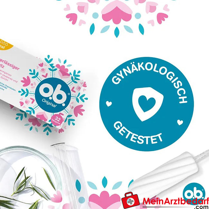 o.b.® Tampons normaal, 32 st.