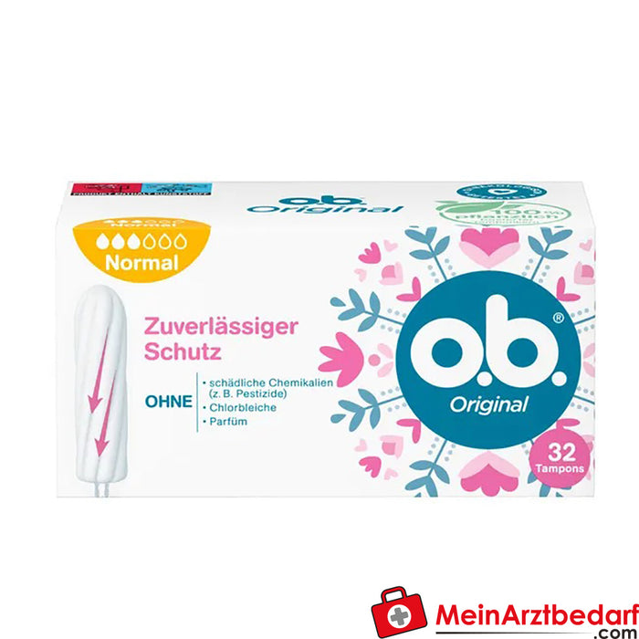 o.b.® Tampons normaux, 32 pcs.