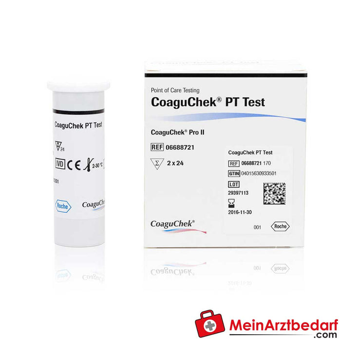 CoaguChek PT ve aPTT testi, CoaguChek Pro II için test şeritleri
