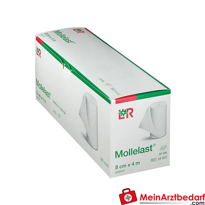 Mollelast® 8 cm x 4 m, 20 unidades.