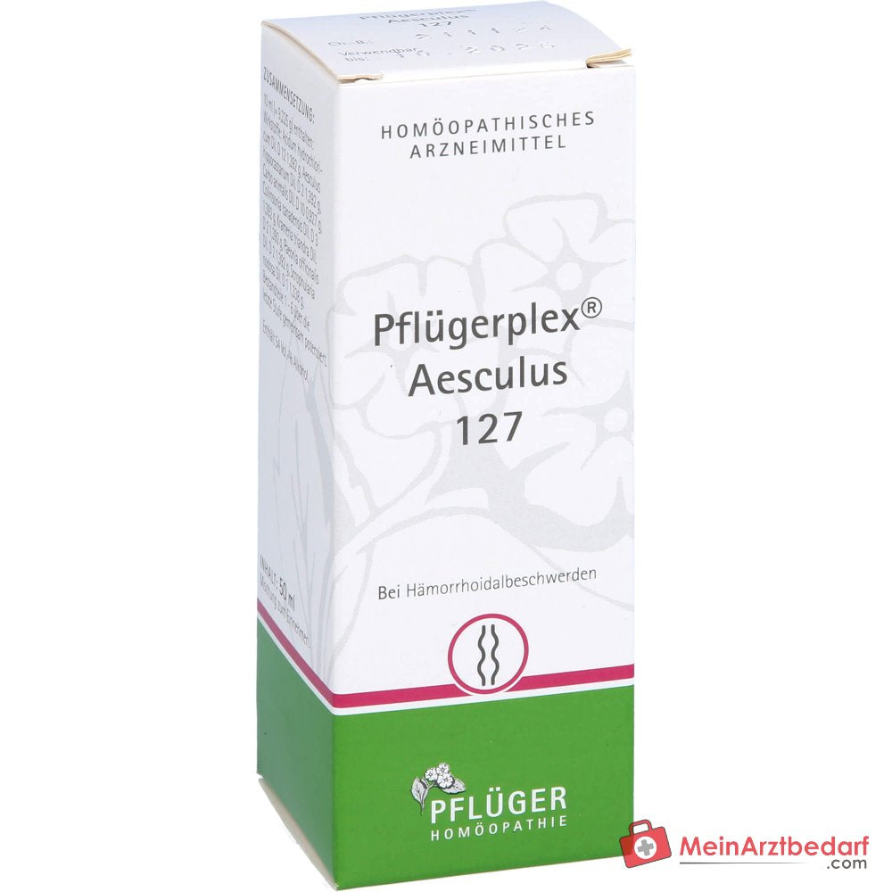 Pflügerplex Aesculus 127 homeopathisch geneesmiddel Aesculus hippocastanum, Carbo animalis, Scrophularia nodosa