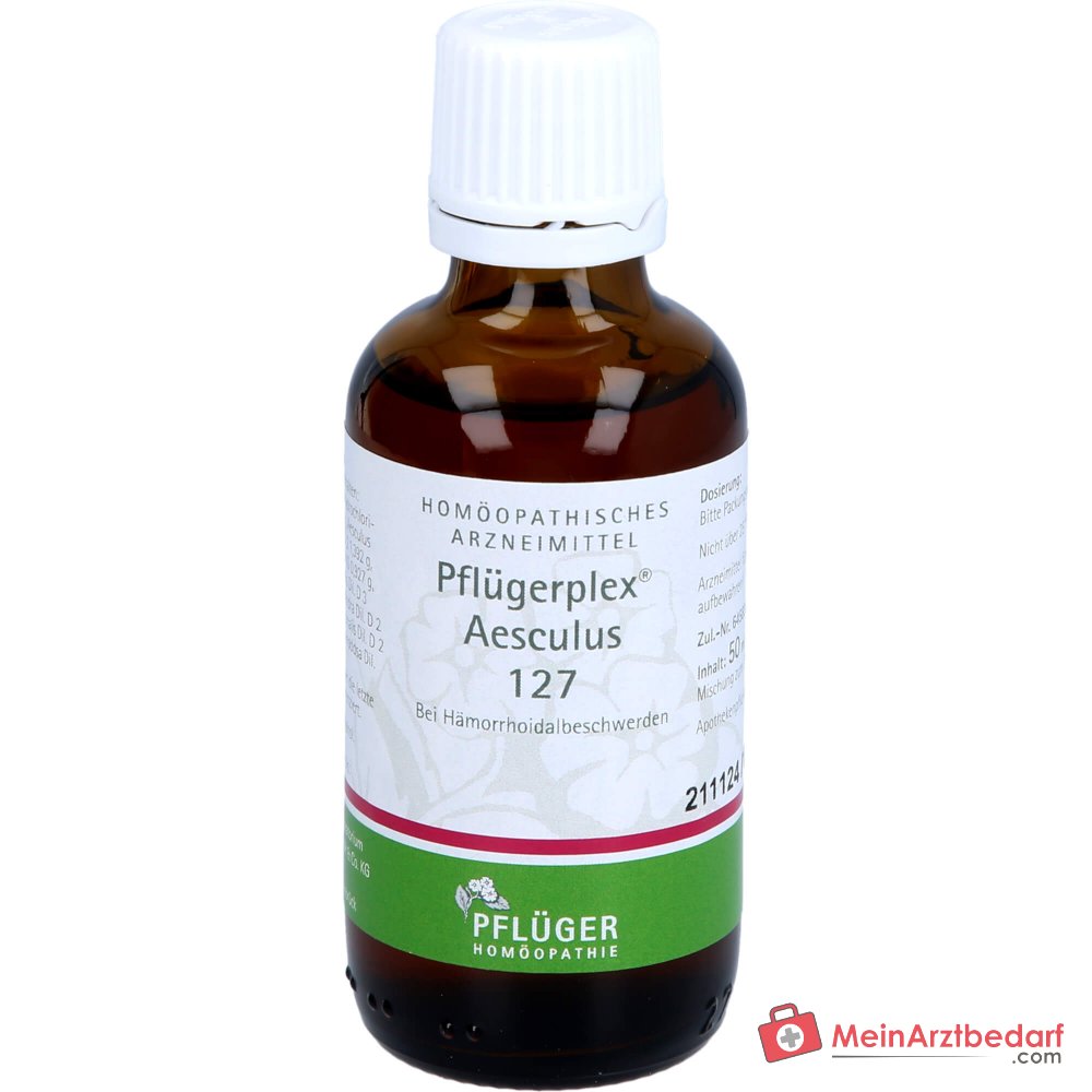 Pflügerplex Aesculus 127 homeopathisch geneesmiddel Aesculus hippocastanum, Carbo animalis, Scrophularia nodosa