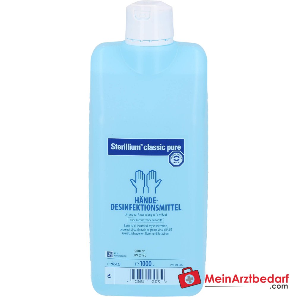 Sterillium classic pure Händedesinfektion Lösung, 1000 ml.