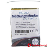 PARAM Rettungsdecke 160 x 210 cm, 1 St..