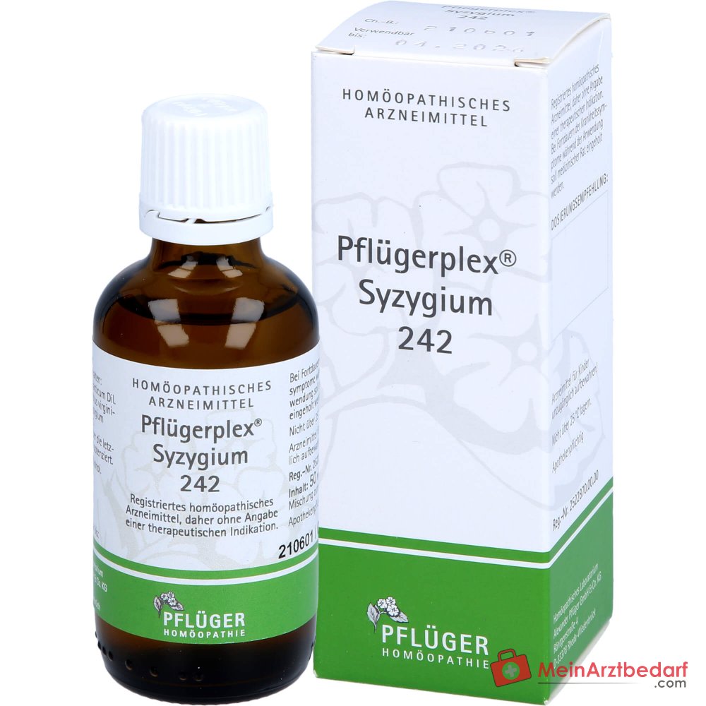 Pflügerplex Syzygium 242 krople (Chionanthus virginicus D4, Syzygium cumini D2, Acidum lacticum D12) 50 ml