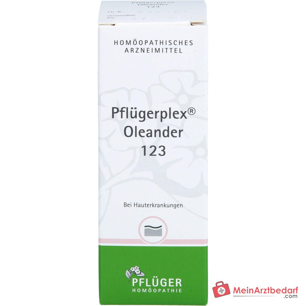 Pflügerplex Oleander 123 gocce rimedio omeopatico Aluminium oxydatum/Sulfur 20 ml