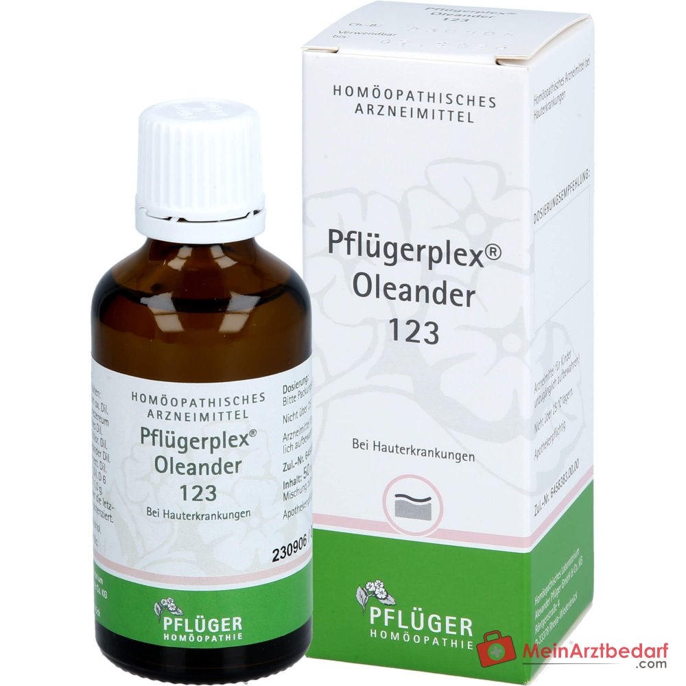 Pflügerplex Oleander 123 gocce rimedio omeopatico Aluminium oxydatum/Sulfur 20 ml