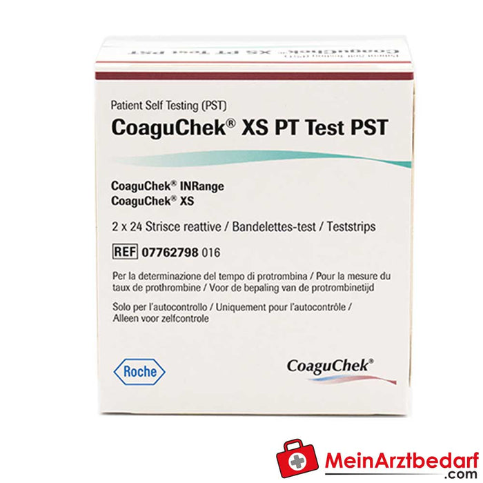 CoaguChek PT testi, CoaguChek XS ve INRange için PST test şeritleri