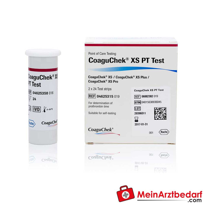 CoaguChek XS PT 测试条，用于 CoaguChek XS、XS Plus 和 XS Pro