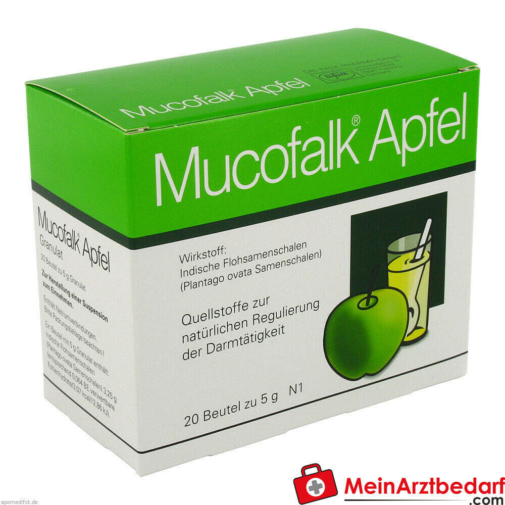 Mucofalk Apfel Beutel, 20 St..