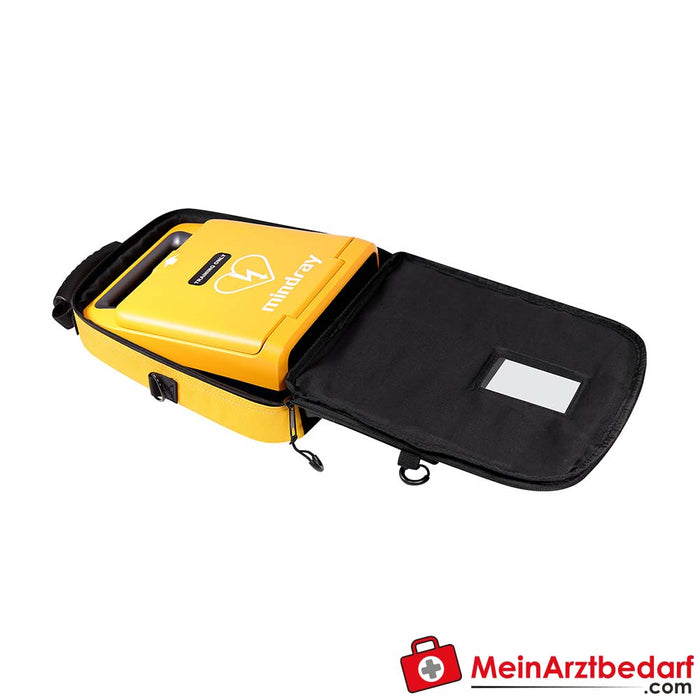 Borsa di trasporto per defibrillatore Mindray C1 in nylon, grigio/giallo