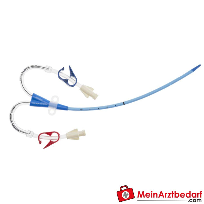 Yüksek hacimli infüzyonlar için You-Bend™ Arrowg+ard Blue® çift lümenli hemodiyaliz kateteri