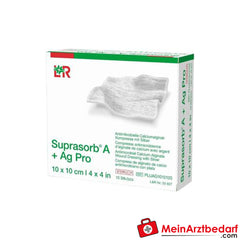 Suprasorb A+AG Pro Antimikrobieller Calciumalginat-Verband.