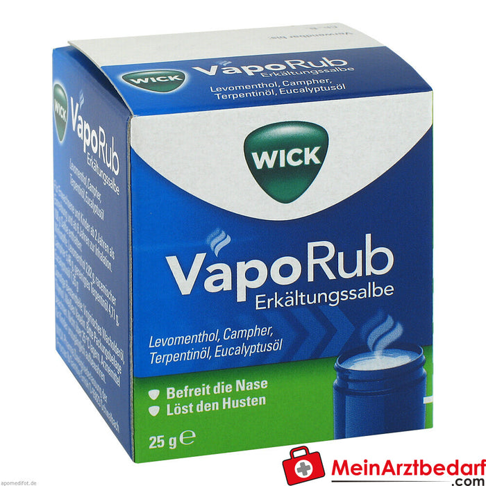 WICK VapoRub pomada para a constipação