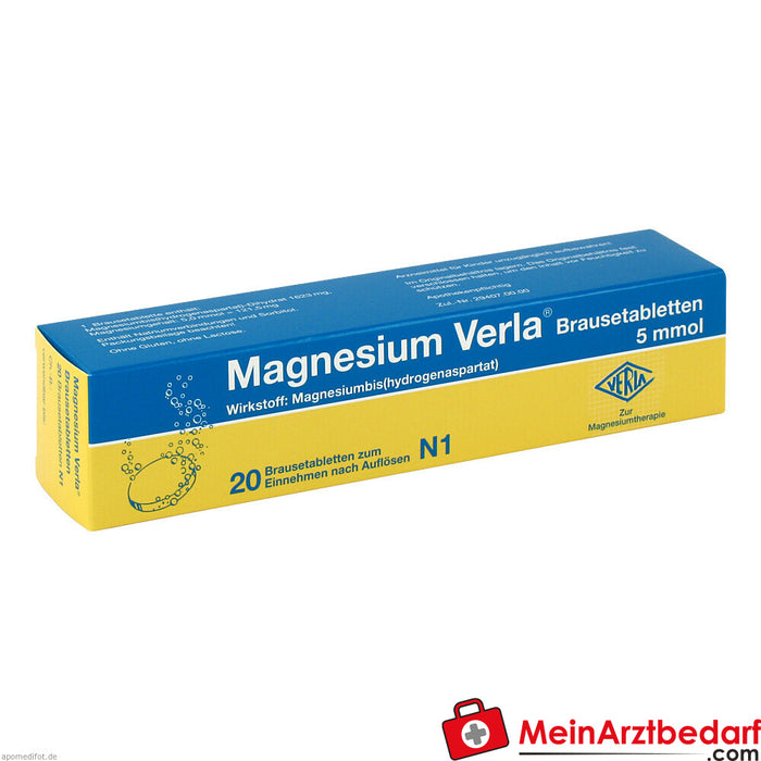 Magnesium Verla effervescent tablets