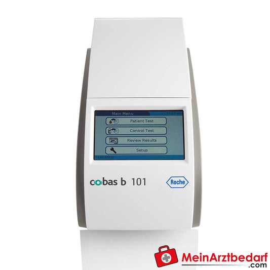 Roche cobas b 101 System zur Stoffwechseldiagnostik.