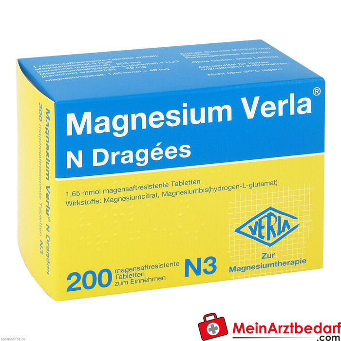 Magnésio Verla N Comprimidos revestidos