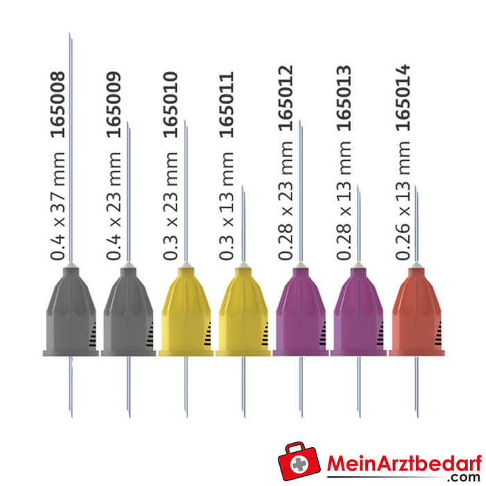 Agujas de inyección dental Transcodent Luminject™, 100 unidades