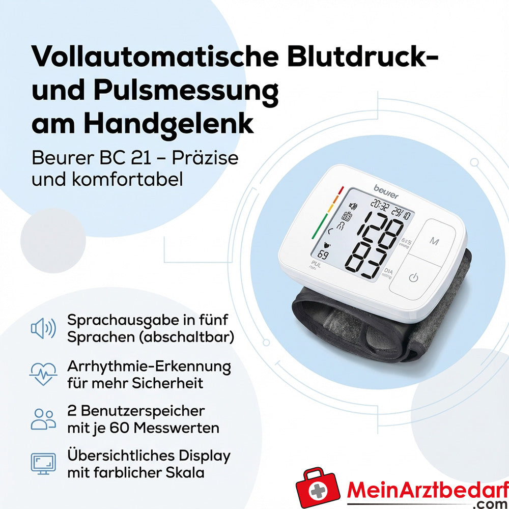 Beurer BC 21 Polsbloeddrukmeter