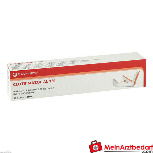 Clotrimazol AL 1% bei Fußpilz.