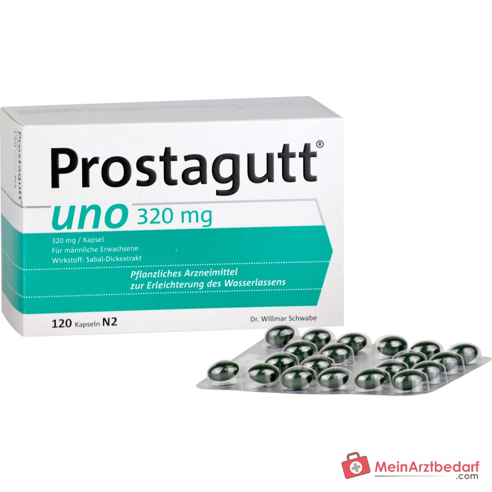 Prostagutt uno zaagpalmvruchten-dikextract capsules, 200 st.