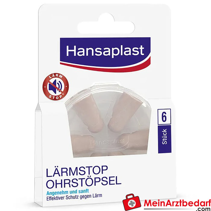 Hansaplast 防噪耳塞，6 个装。