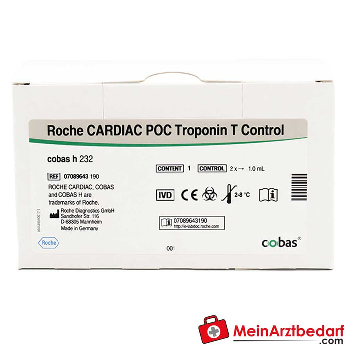 Kontrole funkcjonalne Roche CARDIAC dla cobas h 232